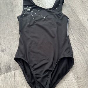 More Than Magic Black Starry Leotard